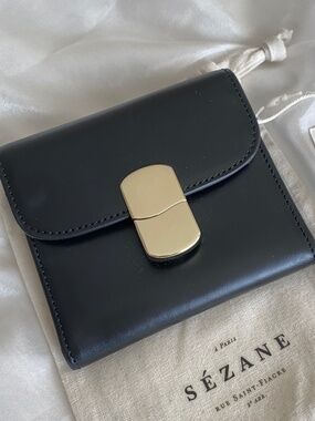 Milo Small Wallet 'Noir Glace' NWT